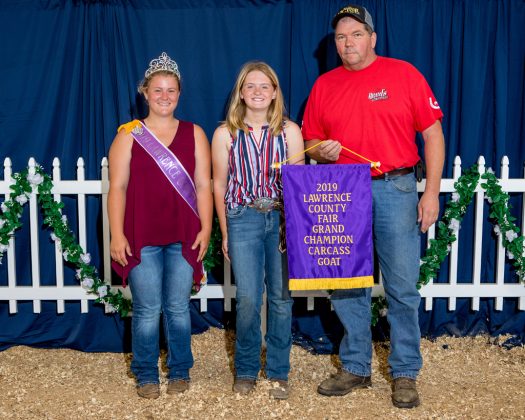 Lawrence County Fair Grand Champion Carcass Goat