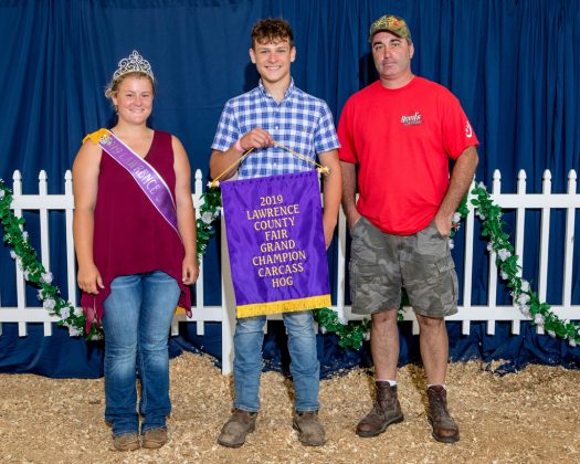 Lawrence County Fair Grand Champion Carcass Hog