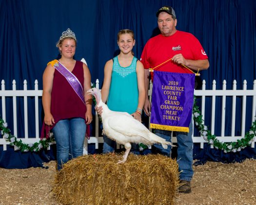 Lawrence County Fair Grand Champion Turkey