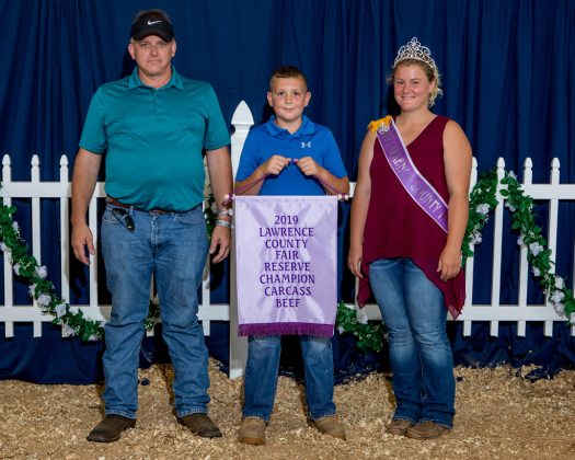 Lawrence County Fair Reserve Champion Carcass Beef