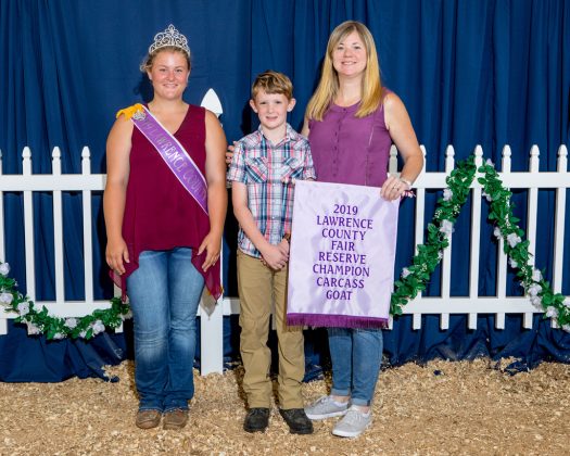 Lawrence County Fair Reserve Champion Carcass Goat