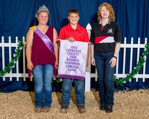 Lawrence County Fair Reserve Champion Carcass Lamb