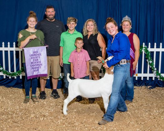 Lawrence County Fair Reserve Champion Goat