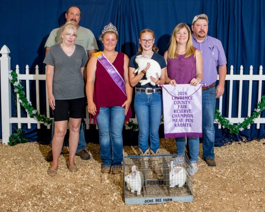 Lawrence County Fair Reserve Champion Rabbits