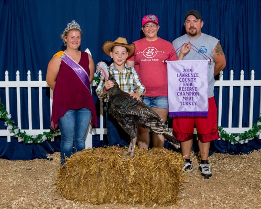 Lawrence County Fair Reserve Champion Turkey