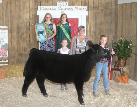 Monroe County Fair Grand Champion Feeder Calf Heifer