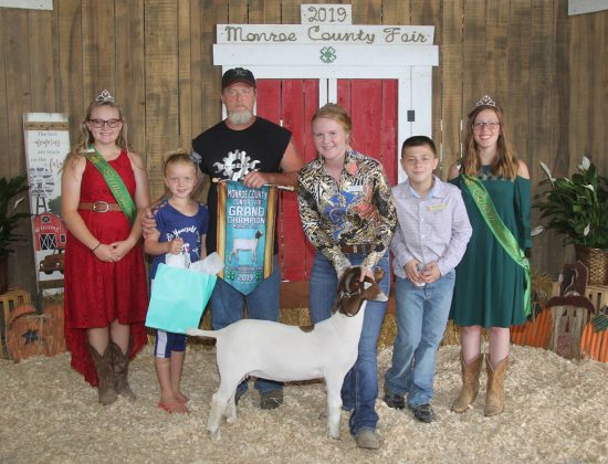 Monroe County Fair Grand Champion Goat