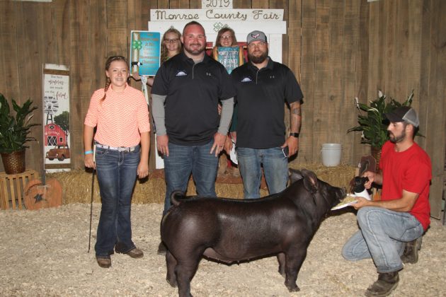 Monroe County Fair Grand Champion Hog