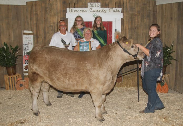 Monroe County Fair Grand Champion Steer Monroe County Fair Grand Champion Steer