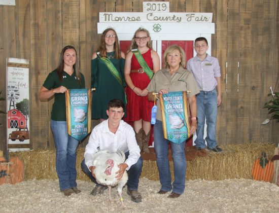 Monroe County Fair Reserve Champion Turkey