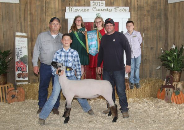 Monroe County Fair Reserve Champion Lamb