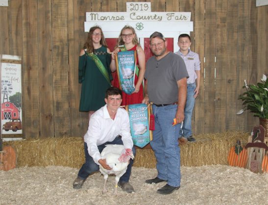 Monroe County Fair Reserve Champion Turkey