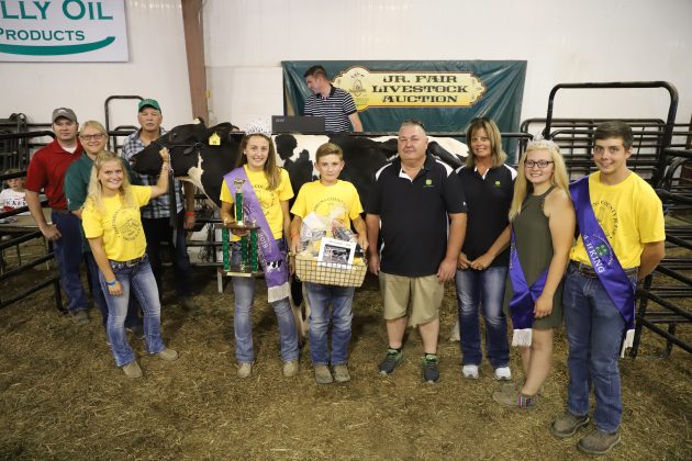2019 Columbiana County Fair Grand Champion Cheese Cow Basket