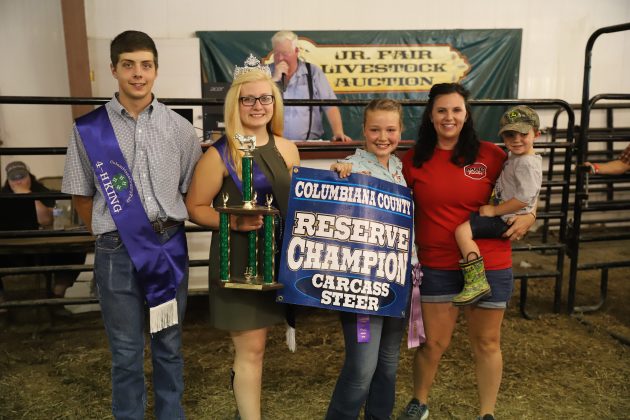2019 Columbiana County Fair Reserve Champion Carcass Steer
