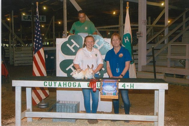 Cuyahoga County Fair Reserve Champion Pen of 2 Rabbits