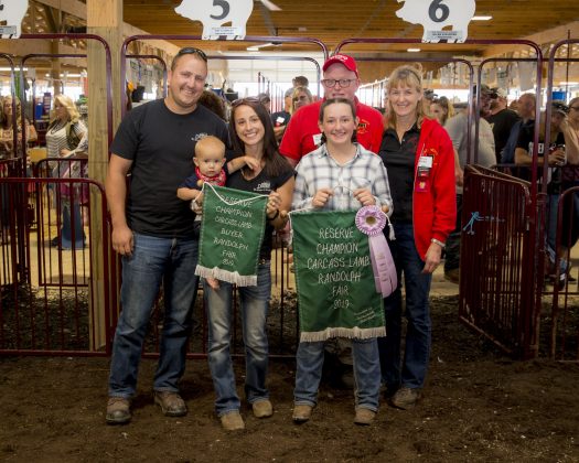 2019 Portage County Fair Reserve Champion Carcass Lamb