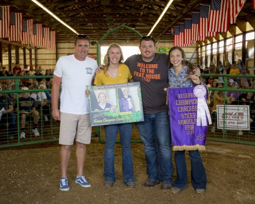 2019 Portage County Fair Reserve Champion Carcass Steer