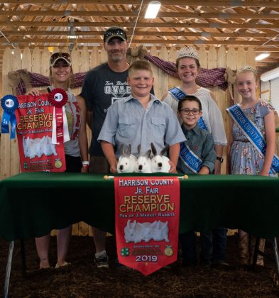 Brodie Yeager’s reserve champion rabbit sold to Border Patrol and D&E Electric for $1,350.