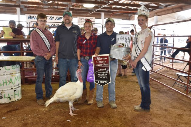 Jefferson County Fair Grand Champion Turkey