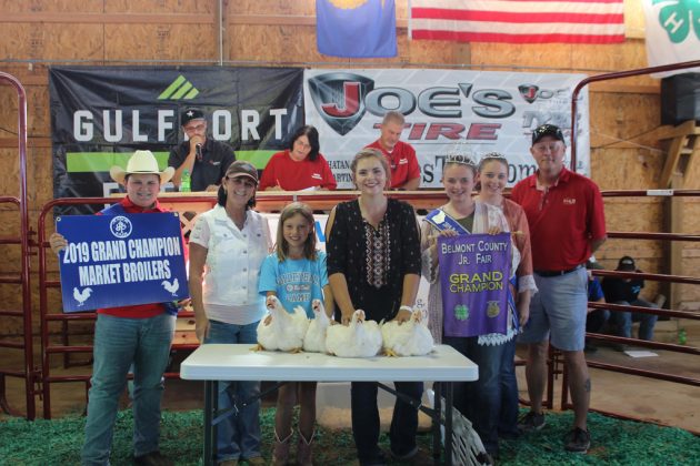 Belmont County Fair Grand Champion Chickens