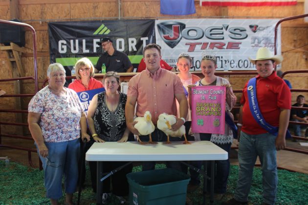 Belmont County Fair Reserve Champion Ducks