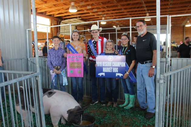 Belmont County Fair Reserve Champion Hog