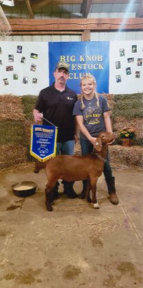 Big Knob Grange Fair Grand Champion Goat