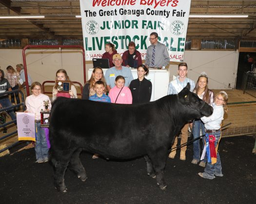 Geauga County Fair Reserve Champion Steer