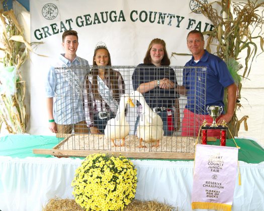 Geauga County Fair Reserve Champion Pen of Ducks