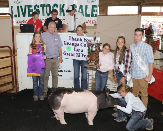 Geauga County Fair Grand Champion Hog