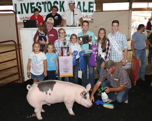 Geauga County Fair Reserve Champion Hog