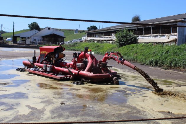 nuhn crawler in lagoon pit