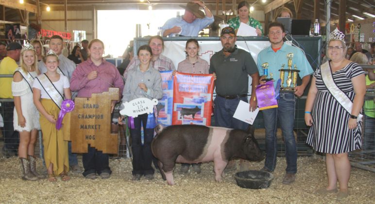 Noble County Fair Grand Champion Hog