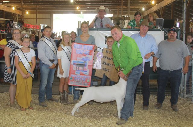 Noble County Fair Reserve Champion Goat