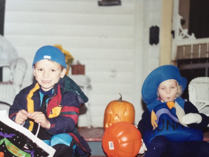 An old picture of Kym Seabolt's children celebrating a past Halloween An old picture of Kym Seabolt's children celebrating a past Halloween