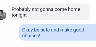 Kym Seabolt's text conversation with Boywonder