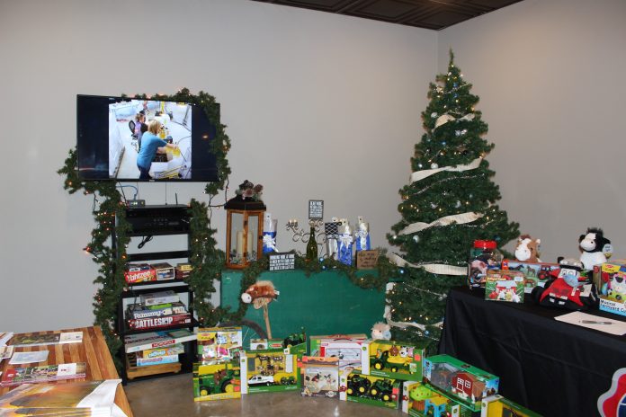 ag_toy_drive_5 Agricultural toys under a Christmas tree.