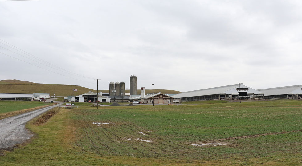wide view of andreas farm