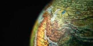 IRAN ON A GLOBE