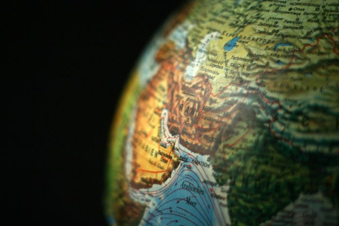 IRAN ON A GLOBE IRAN ON A GLOBE