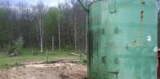 storage tank leaking