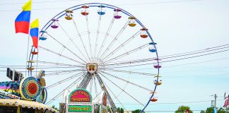 The midway at the Canfield Fair.