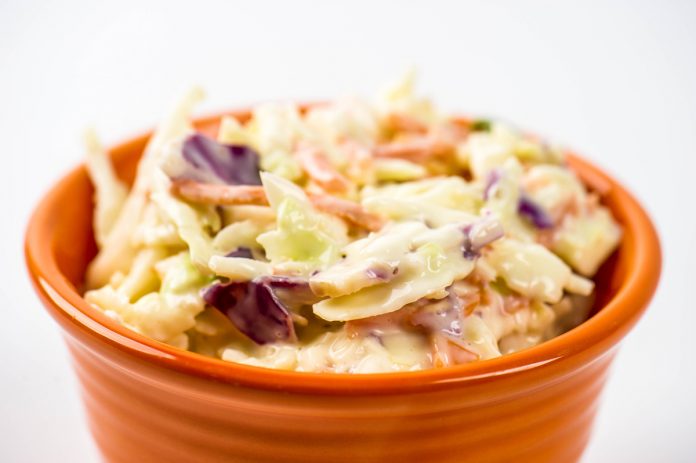 feature.web A bowl of German Coleslaw