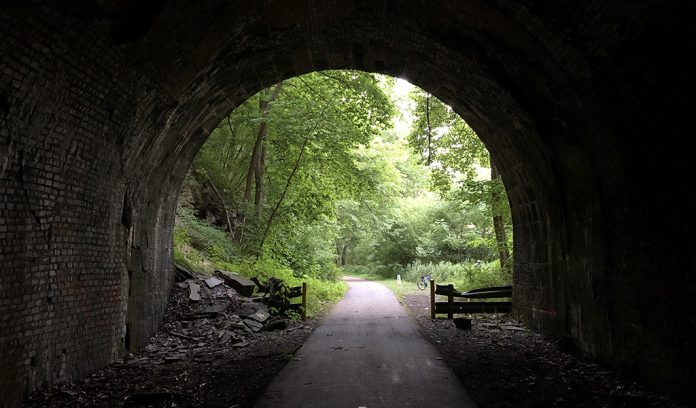 tunnel on Allegheny River Trail tunnel on Allegheny River Trail