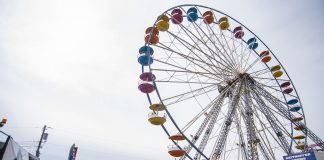 The midway at the Canfield Fair.