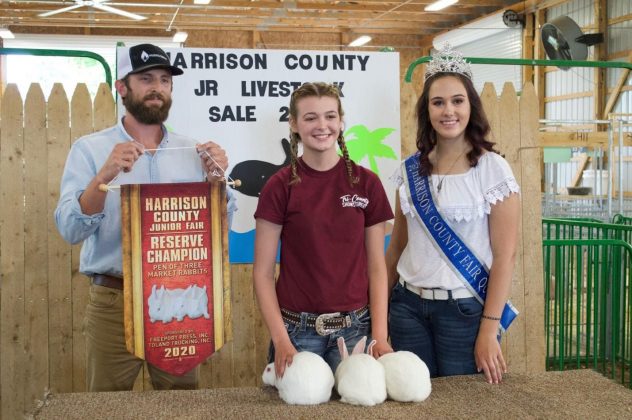 The reserve champion rabbits.