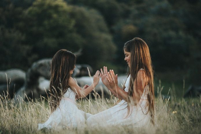 girls playing girls playing