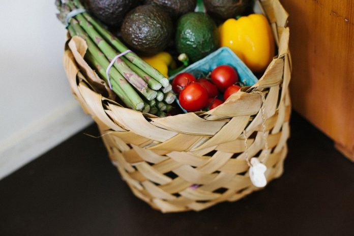 basket of food basket of food