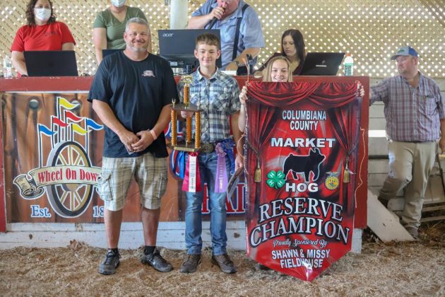 Reserve Champion Hog