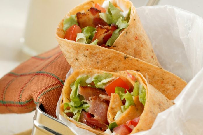 feature.web Bacon Lettuce and Tomato Wrap